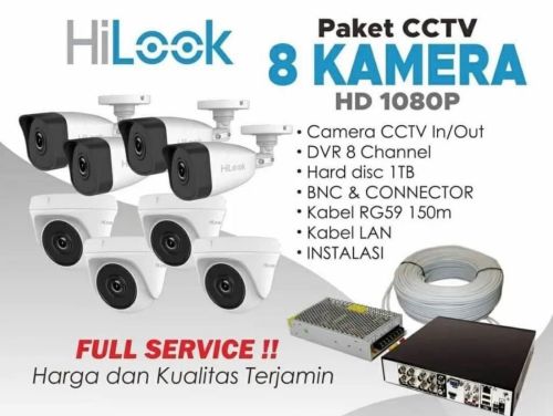 Paket  CCTV 8 Kamera Hilook Di Sidoarjo Murah