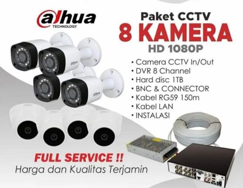 Jasa  CCTV 8 Kamera Hilook Di Sukodono Murah